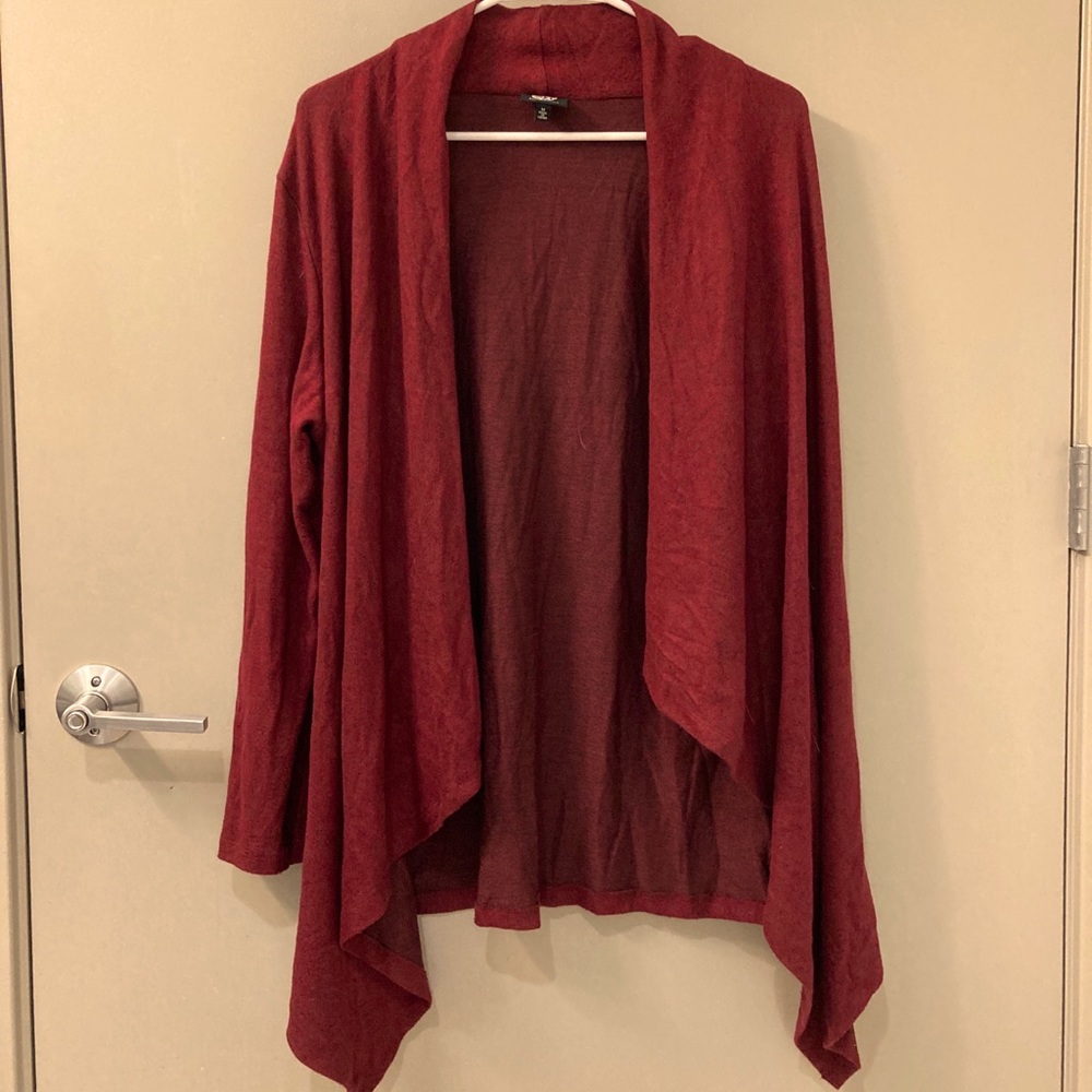 Maroon Cardigan